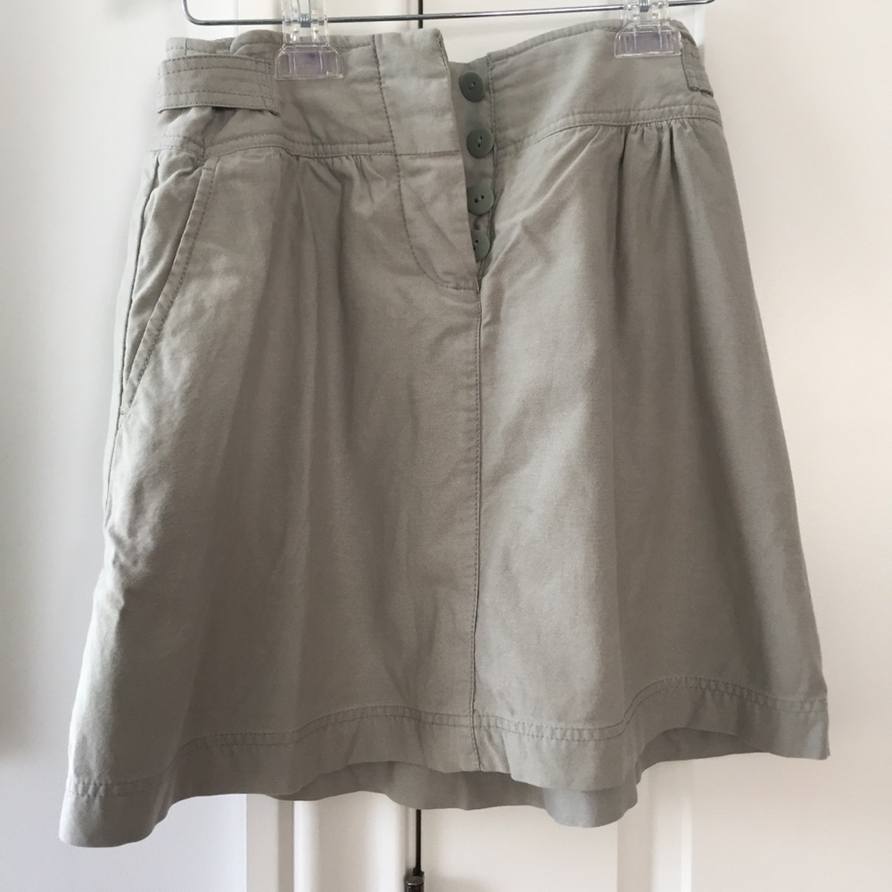 Anthropologie Mint Green Mini Skirt